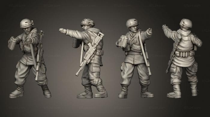 Military figurines (Insurgent Ordnance Operators, STKW_8192) 3D models for cnc