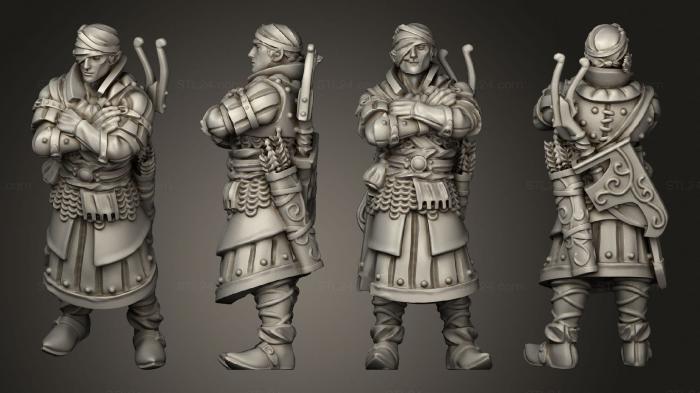 Military figurines (Ior Elven Archer, STKW_8197) 3D models for cnc
