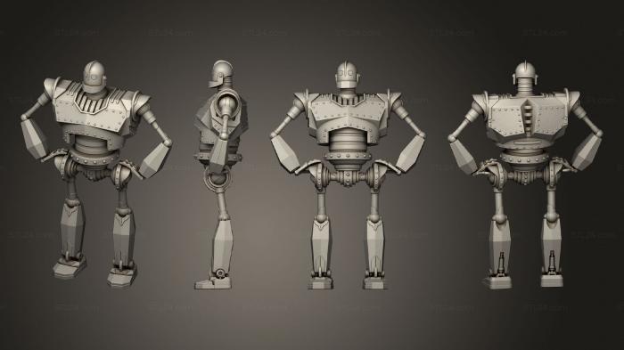 Military figurines (Iron Giant, STKW_8199) 3D models for cnc