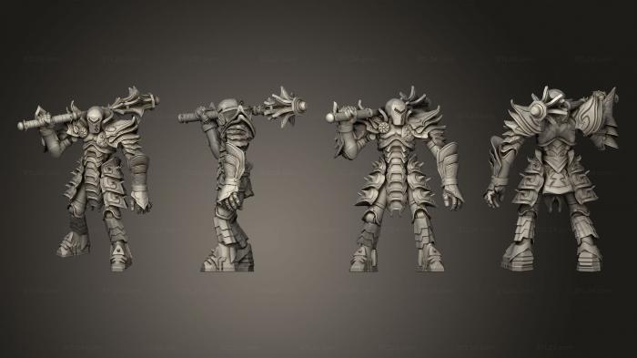 Military figurines (Iron Golem Mace Large, STKW_8201) 3D models for cnc