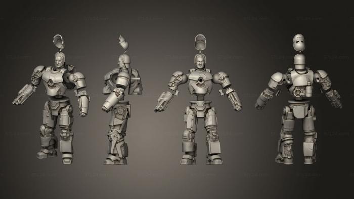 Military figurines (IRONMAN MARK, STKW_8215) 3D models for cnc