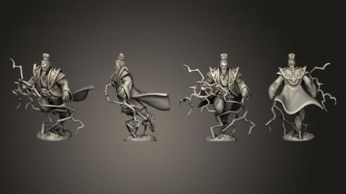 Military figurines (Jade Emperor Lightning, STKW_8225) 3D models for cnc