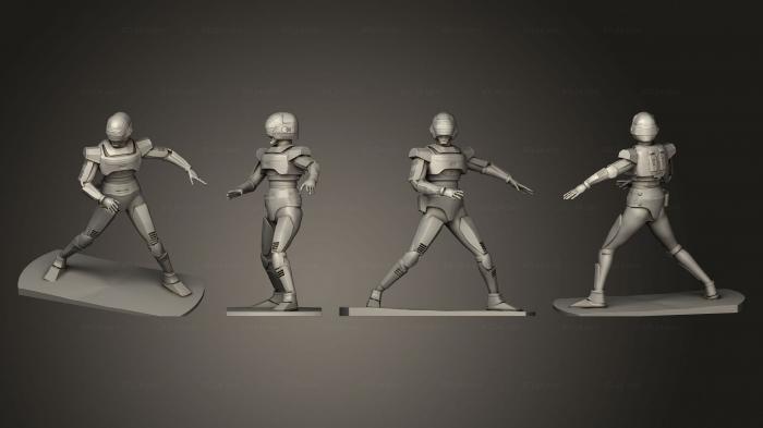 Military figurines (jaspion, STKW_8248) 3D models for cnc