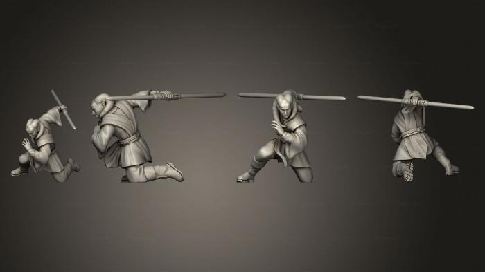 Military figurines (Jedi Knight 3 Twilek, STKW_8251) 3D models for cnc