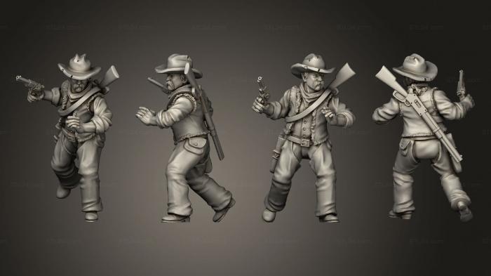 Military figurines (Join or Die BOUNTY HUNTER 01, STKW_8283) 3D models for cnc