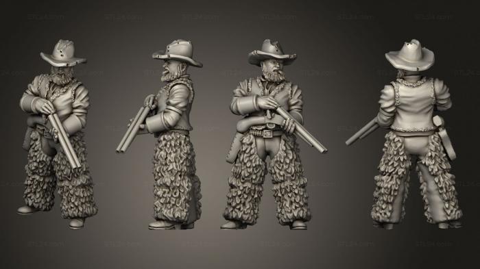 Military figurines (Join or Die BOUNTY HUNTER 03, STKW_8285) 3D models for cnc