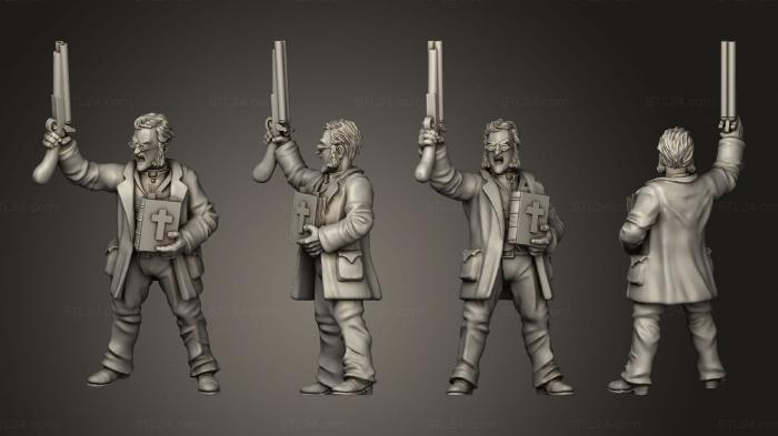 Military figurines (Join or Die BOUNTY HUNTER 06, STKW_8288) 3D models for cnc