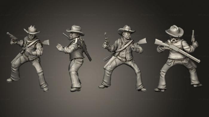 Military figurines (Join or Die BOUNTY HUNTER RIDER 01, STKW_8290) 3D models for cnc
