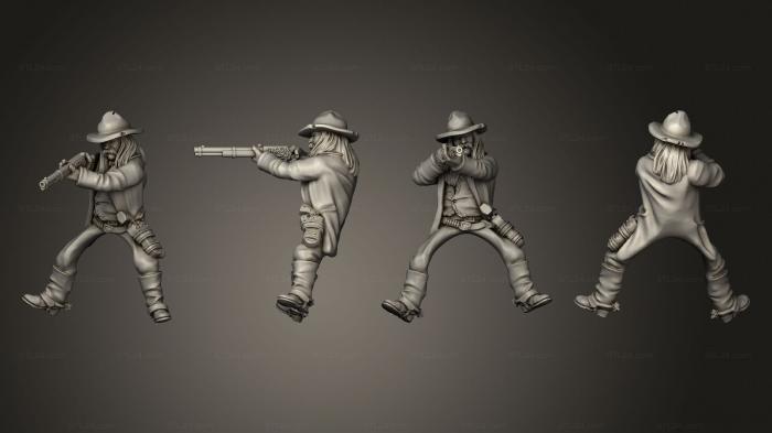 Military figurines (Join or Die BOUNTY HUNTER RIDER 05, STKW_8294) 3D models for cnc