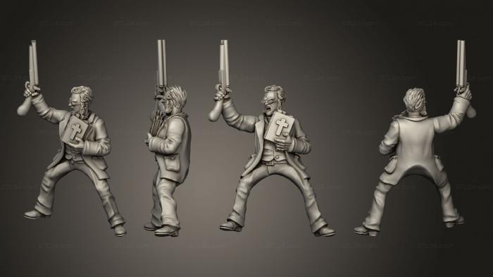 Military figurines (Join or Die BOUNTY HUNTER RIDER 06, STKW_8295) 3D models for cnc