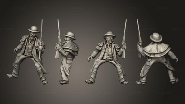 Military figurines (Join or Die BOUNTY HUNTER RIDER 07, STKW_8296) 3D models for cnc