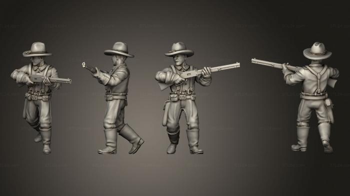 Military figurines (Join or Die CAVALRY 04, STKW_8300) 3D models for cnc
