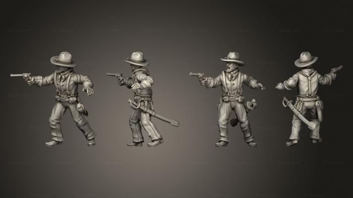 Military figurines (Join or Die CAVALRY 07, STKW_8303) 3D models for cnc