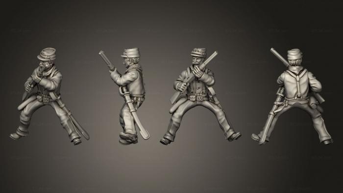 Military figurines (Join or Die CAVALRY 09, STKW_8305) 3D models for cnc