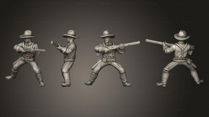 Military figurines (Join or Die CAVALRY 11, STKW_8307) 3D models for cnc