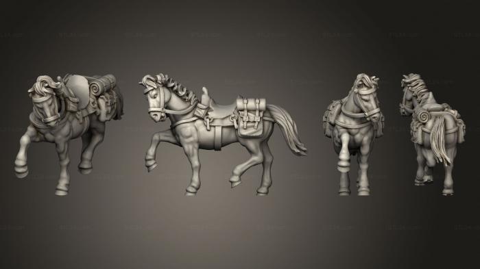 Military figurines (Join or Die COWBOY HORSE 07, STKW_8316) 3D models for cnc