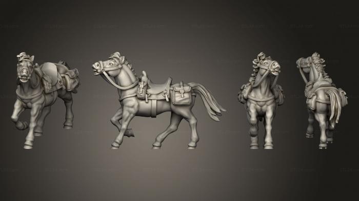 Military figurines (Join or Die COWBOY HORSE 10, STKW_8319) 3D models for cnc