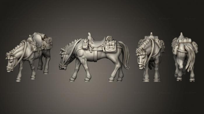 Military figurines (Join or Die COWBOY HORSE 13, STKW_8322) 3D models for cnc