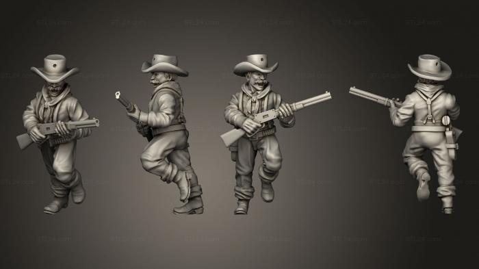 Military figurines (Join or Die DALTON BROTHER 03, STKW_8326) 3D models for cnc