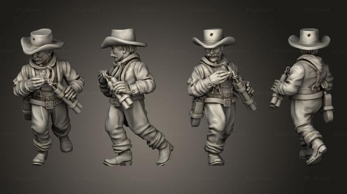 Military figurines (Join or Die DALTON BROTHER 04, STKW_8327) 3D models for cnc