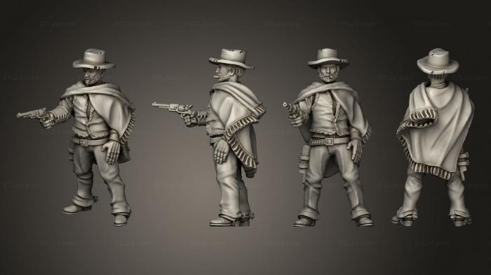 Military figurines (Join or Die FAR WEST LEGEND 02, STKW_8329) 3D models for cnc