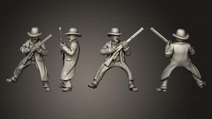 Military figurines (Join or Die MARSHAL RIDER 03, STKW_8349) 3D models for cnc