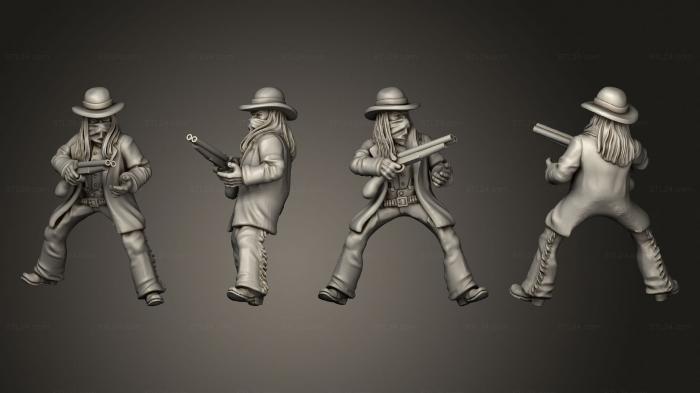 Military figurines (Join or Die OUTLAW RIDER 03, STKW_8377) 3D models for cnc