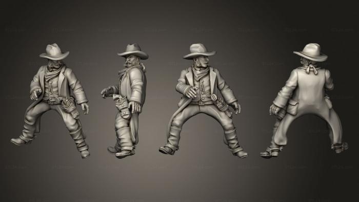 Military figurines (Join or Die OUTLAW RIDER 04, STKW_8378) 3D models for cnc