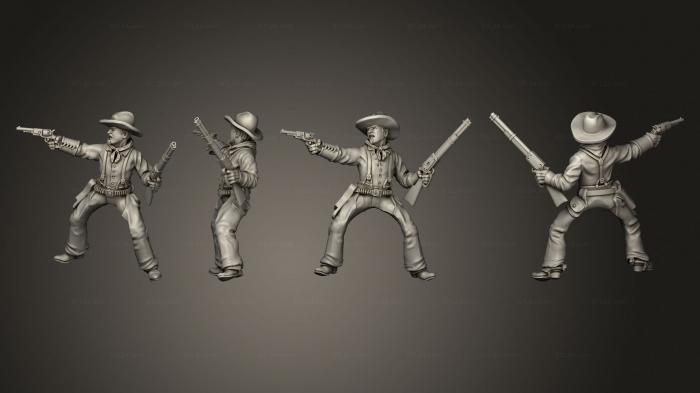 Military figurines (Join or Die OUTLAW RIDER 06, STKW_8380) 3D models for cnc