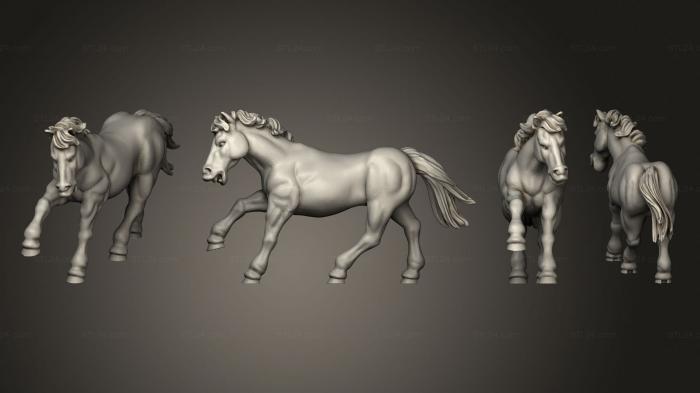 Military figurines (Join or Die SAVAGE HORSE 02, STKW_8388) 3D models for cnc