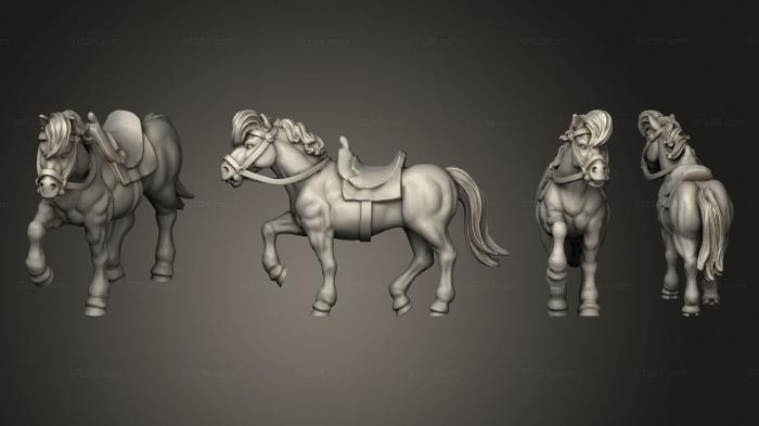 Military figurines (Join or Die SHERIFF FORTUNA HORSE, STKW_8392) 3D models for cnc