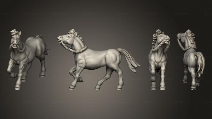 Military figurines (Join or Die SIOUX HORSE 02, STKW_8396) 3D models for cnc