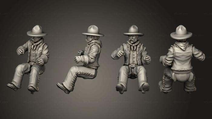 Military figurines (Join or Die STAGECOACH DRIVER, STKW_8416) 3D models for cnc