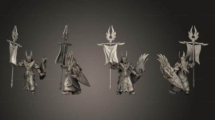 Military figurines (Judicator banner, STKW_8441) 3D models for cnc