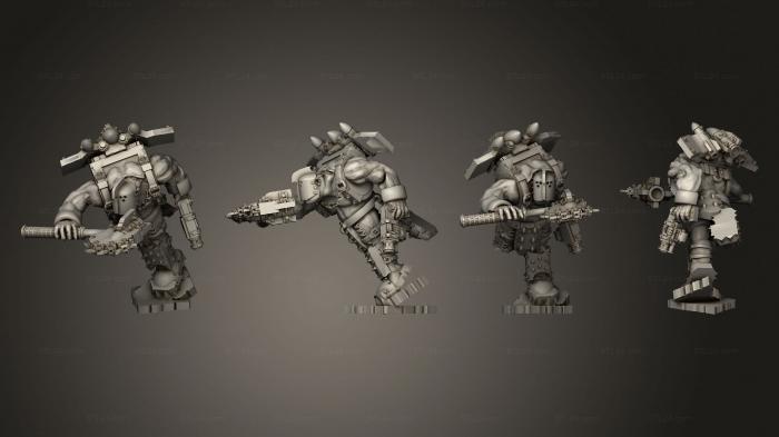 Military figurines (Jump Broozers 03, STKW_8447) 3D models for cnc