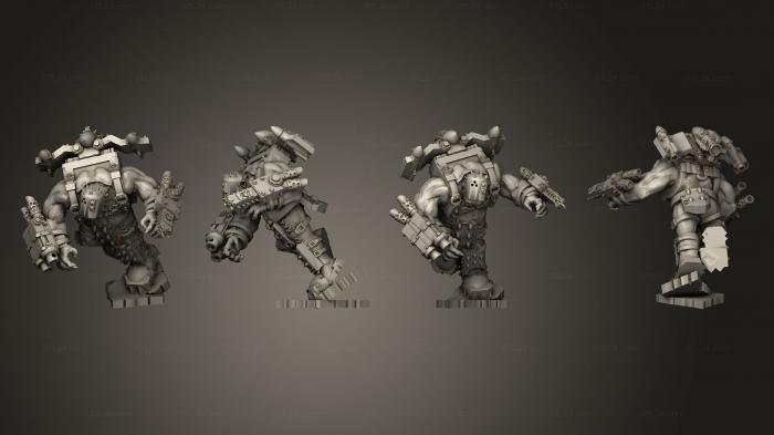 Military figurines (Jump Broozers 05, STKW_8449) 3D models for cnc