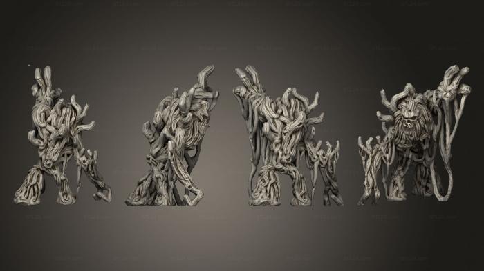 Military figurines (Jungle Treent Base 003, STKW_8458) 3D models for cnc