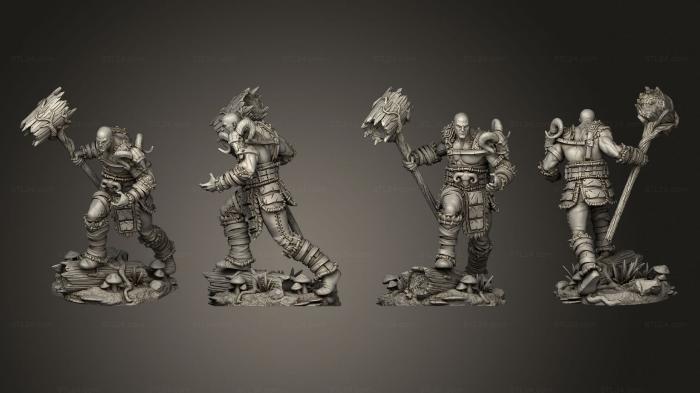 Military figurines (Kailo Hanjarnen Ice Druid, STKW_8479) 3D models for cnc