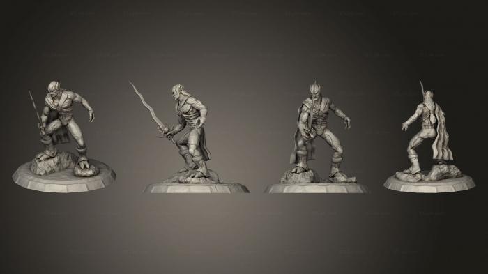 Military figurines (KAIN, STKW_8480) 3D models for cnc