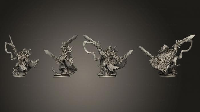 Military figurines (Kentargh Grotar Frostmetal Clan Hero, STKW_8514) 3D models for cnc