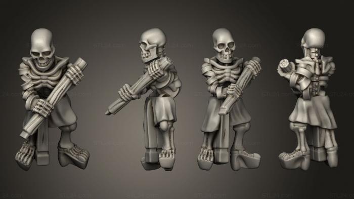 Military figurines (King of Sands Bone Thrower crew 03, STKW_8541) 3D models for cnc