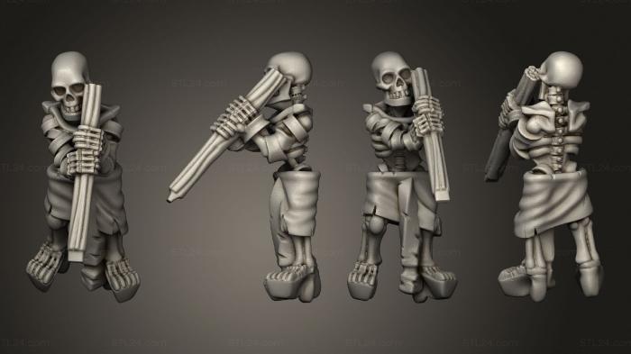 Статуэтки военные (Команда метателей костей King of the Sands 05, STKW_8543) 3D модель для ЧПУ станка
