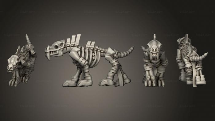 Military figurines (King of Sands Chariot Lich Monster 02, STKW_8557) 3D models for cnc