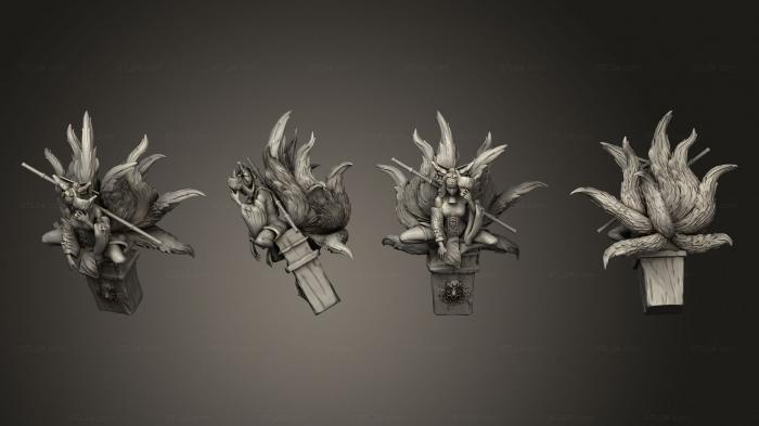 Military figurines (Kitsune Altar, STKW_8595) 3D models for cnc