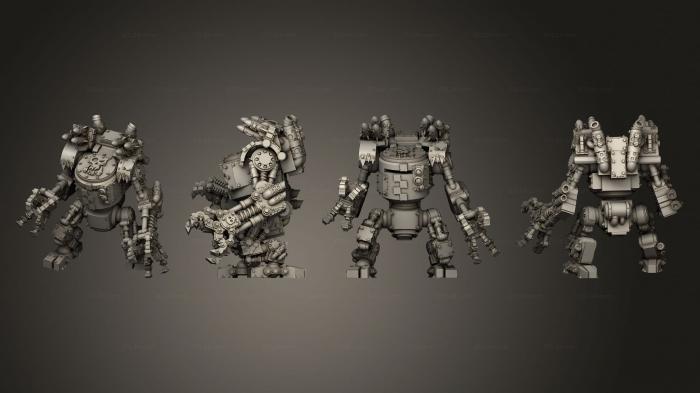 Military figurines (Klaw Walker C, STKW_8602) 3D models for cnc
