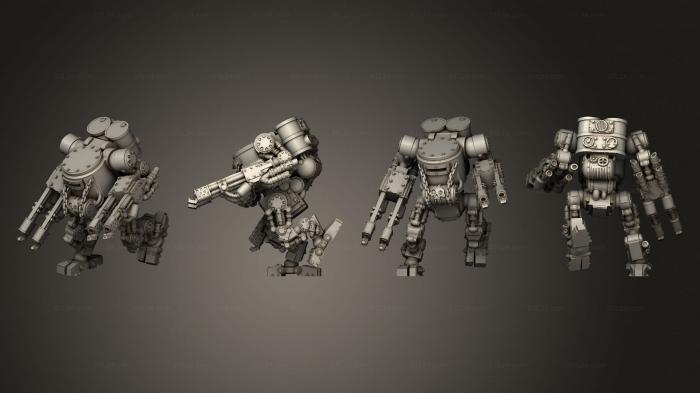 Military figurines (Klaw Walker E, STKW_8604) 3D models for cnc