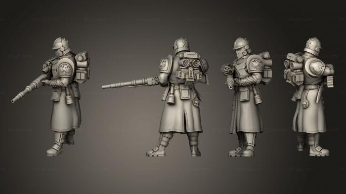 Military figurines (Knights 002, STKW_8627) 3D models for cnc
