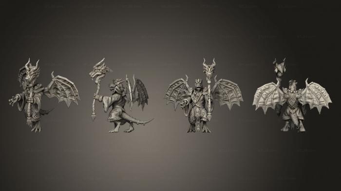 Military figurines (Kobolds of Yao Long Temple hand Flame 002, STKW_8716) 3D models for cnc