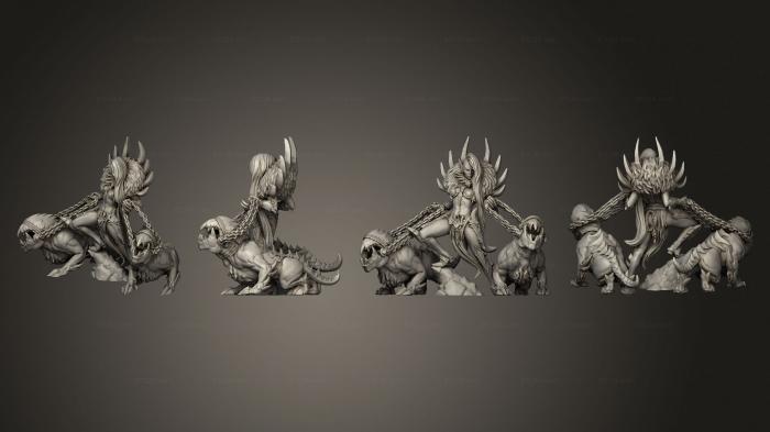 Military figurines (Kraash Beast Master, STKW_8755) 3D models for cnc