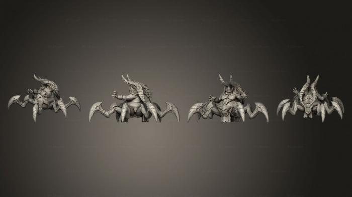 Military figurines (Krilganath sea demon, STKW_8767) 3D models for cnc